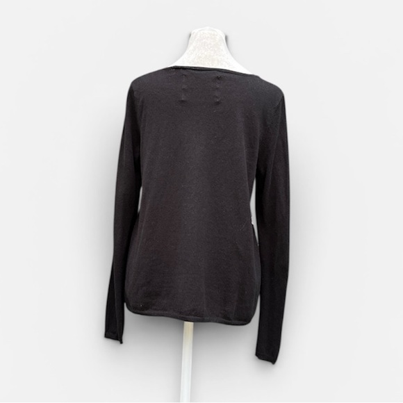 Anthropologie Knitted & Knotted Swan Tableau Michelle Morin Blouse Size Small - Picture 7 of 10